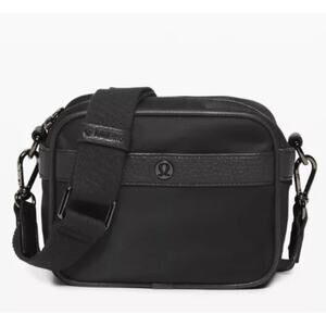 Lululemon Now and Always Crossbody Mini Bag 3L Black Gorpcore Athleisure Leather